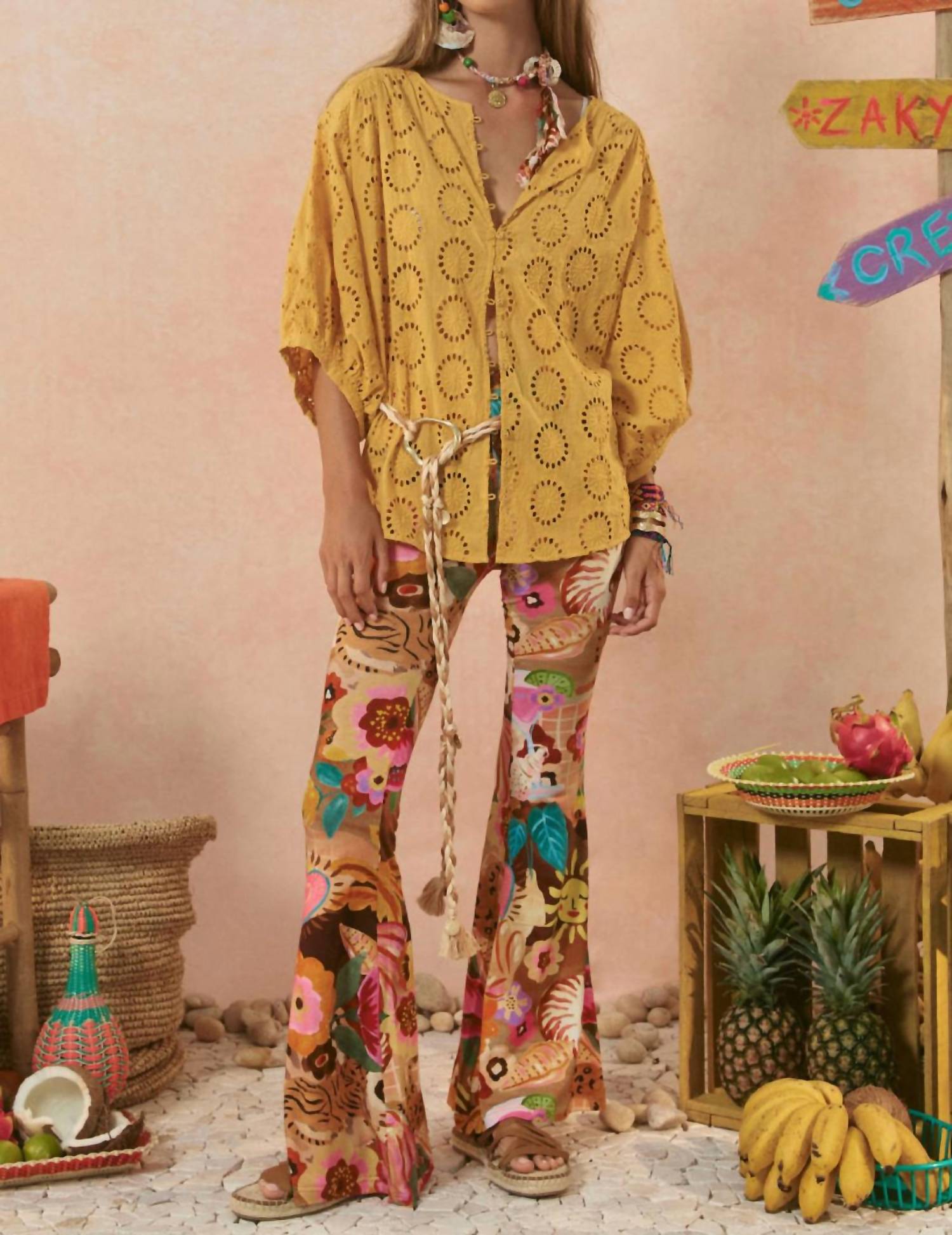 Spell - Birth Of Venus Bell Bottom Pants