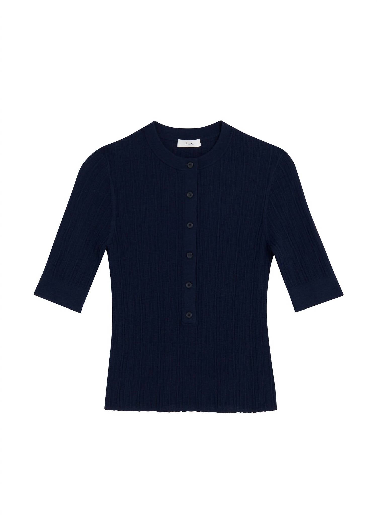 A.L.C. - Fisher Fine Cotton Knit Top