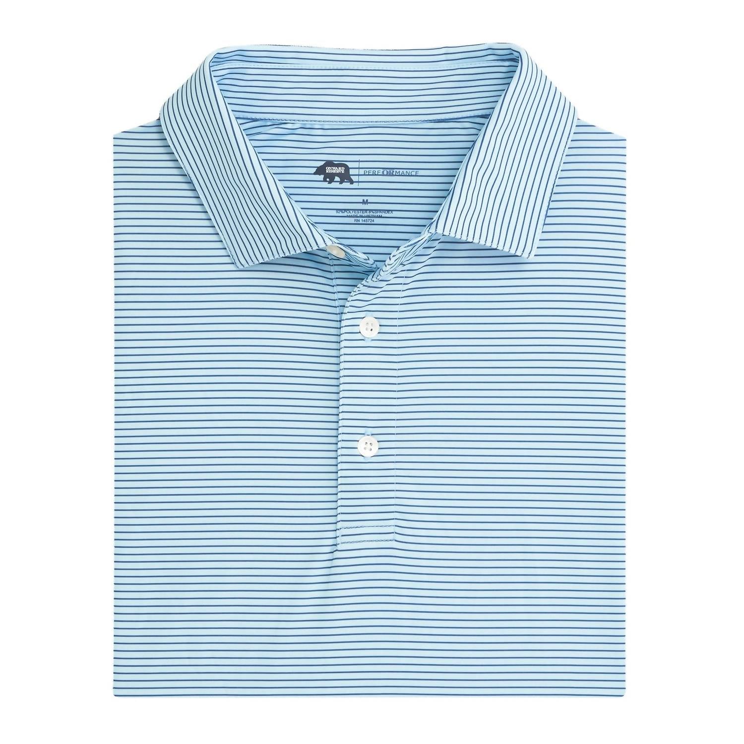 Onward Reserve - Men's Birdie Stripe Performance Short Sleeve Polo