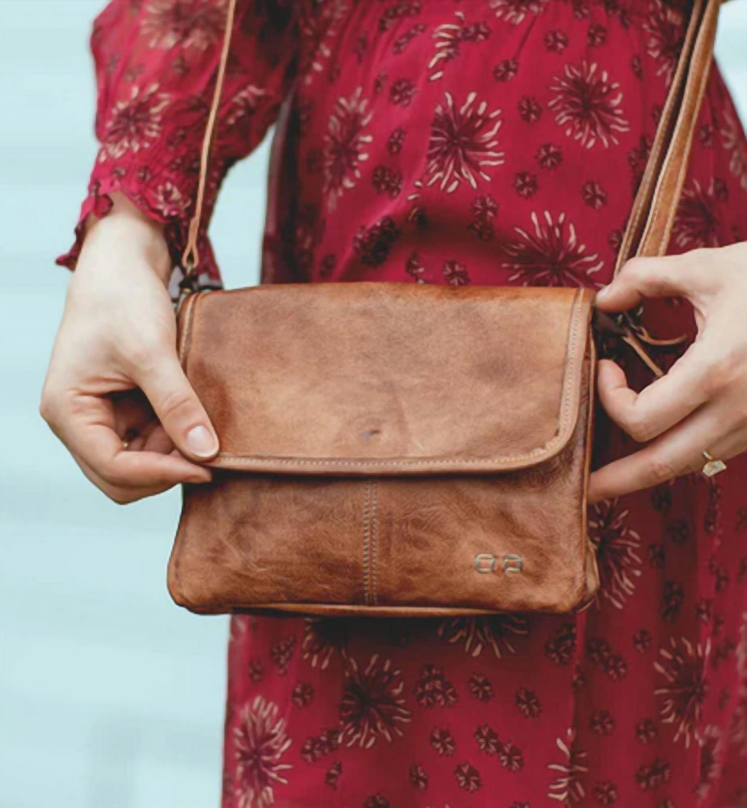 BEDSTU Ziggy Leather Crossbody Bag in tan rustic 2 - women's bag
