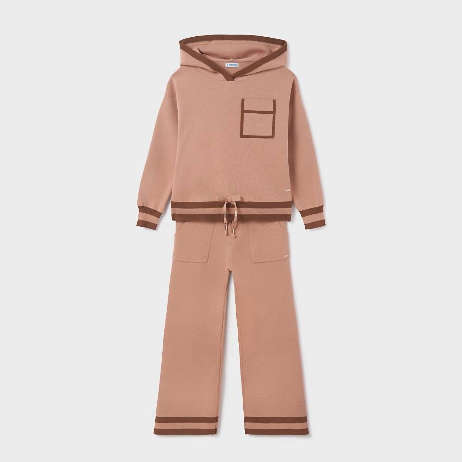 Mayoral - Hooded Knit Sweater With Matching Knit Pants