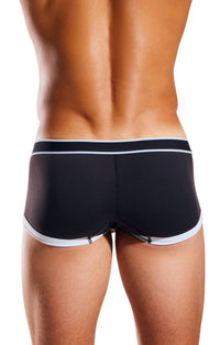 Cocksox Contour Pouch Trunk in schwarz - men's swimwear - detail view