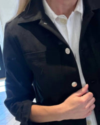 SECULAR Brea Lightweight Jacket in black - women's jacket - detail view