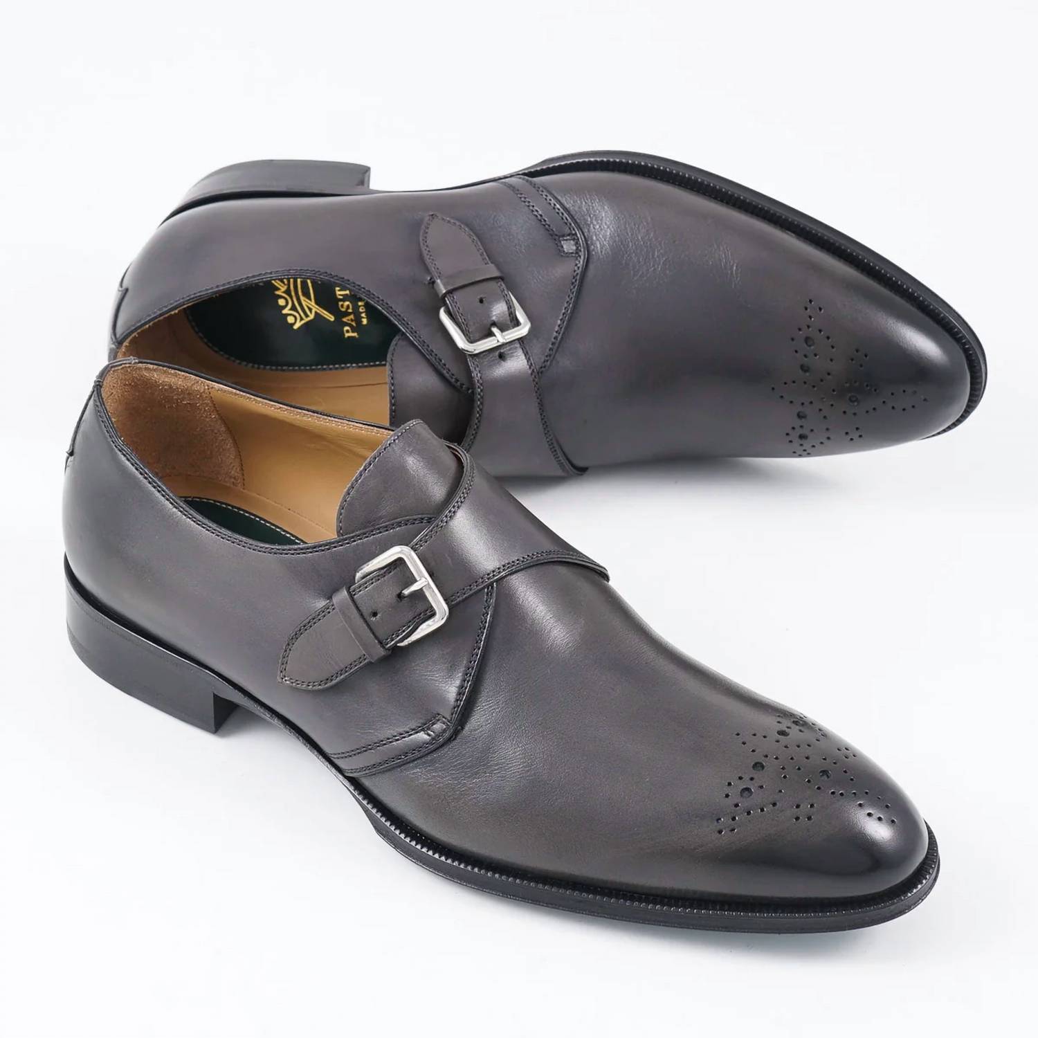 Pastori - Men's Tiberius Monk Strap Dress Shoe