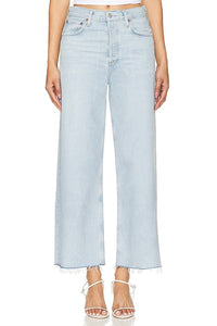 AGOLDE Ren High-waisted Wide-leg Jeans in smash - women's jeans - alternate view