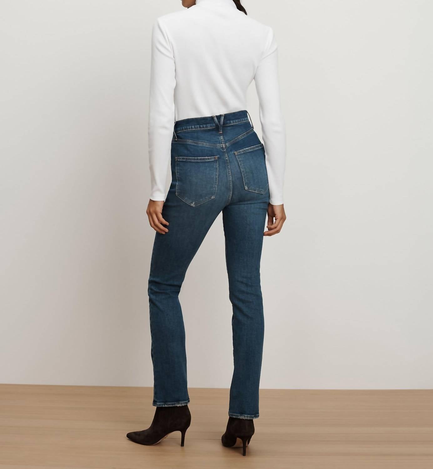 Veronica Beard - Lydia High Rise Slim Jeans