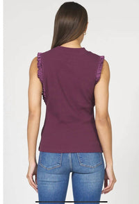 Dear John Denim - Bridget Ruffle Sleeve Top