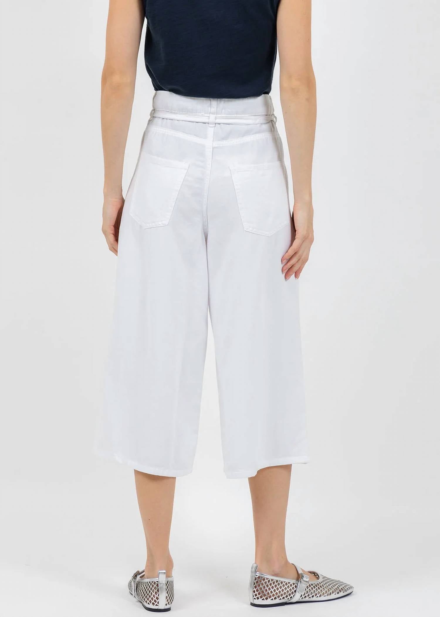Oui - Crop Wide Leg Pants