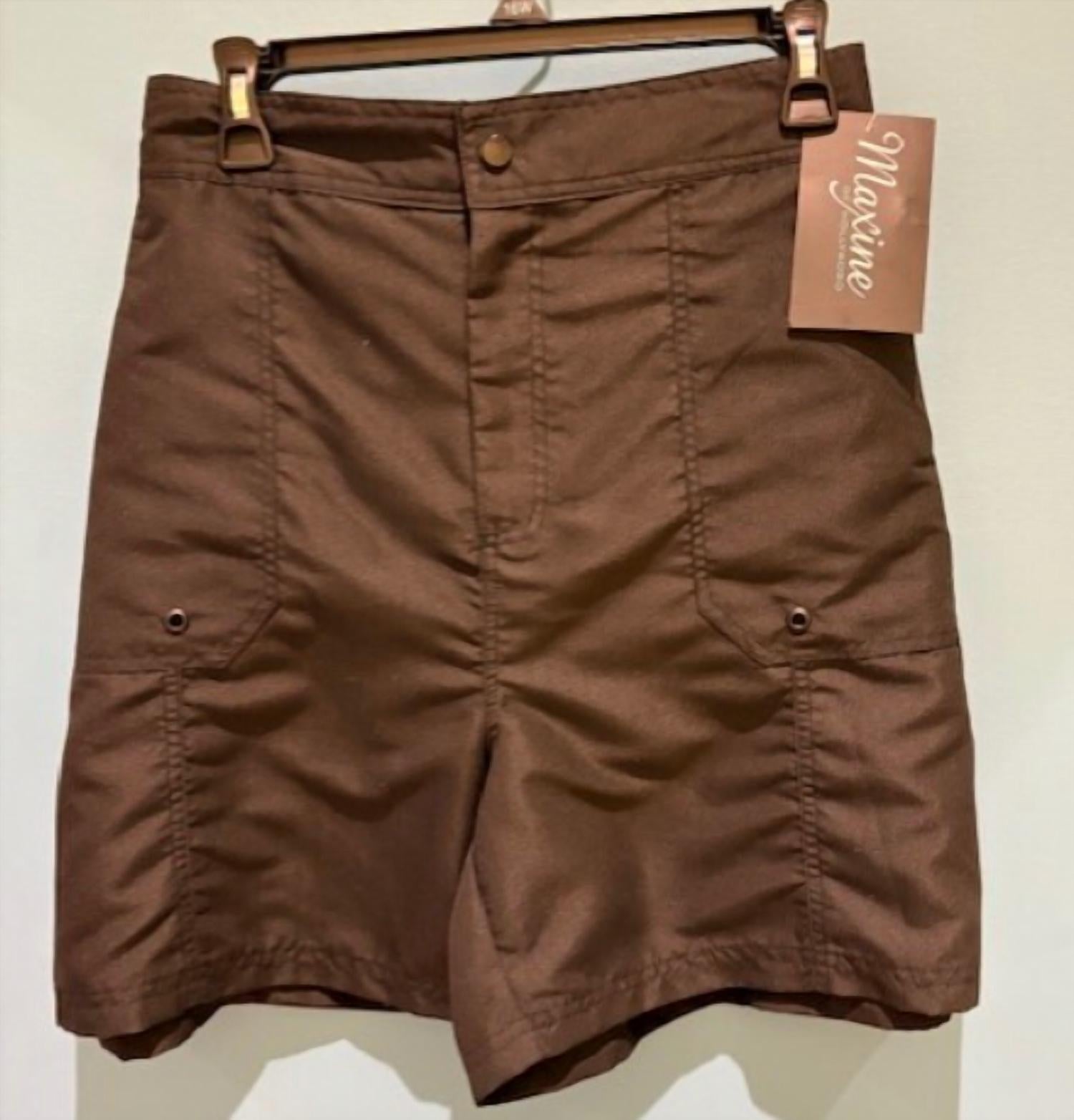 Maxine Of Hollywood - Women's Solid Woven Board Short