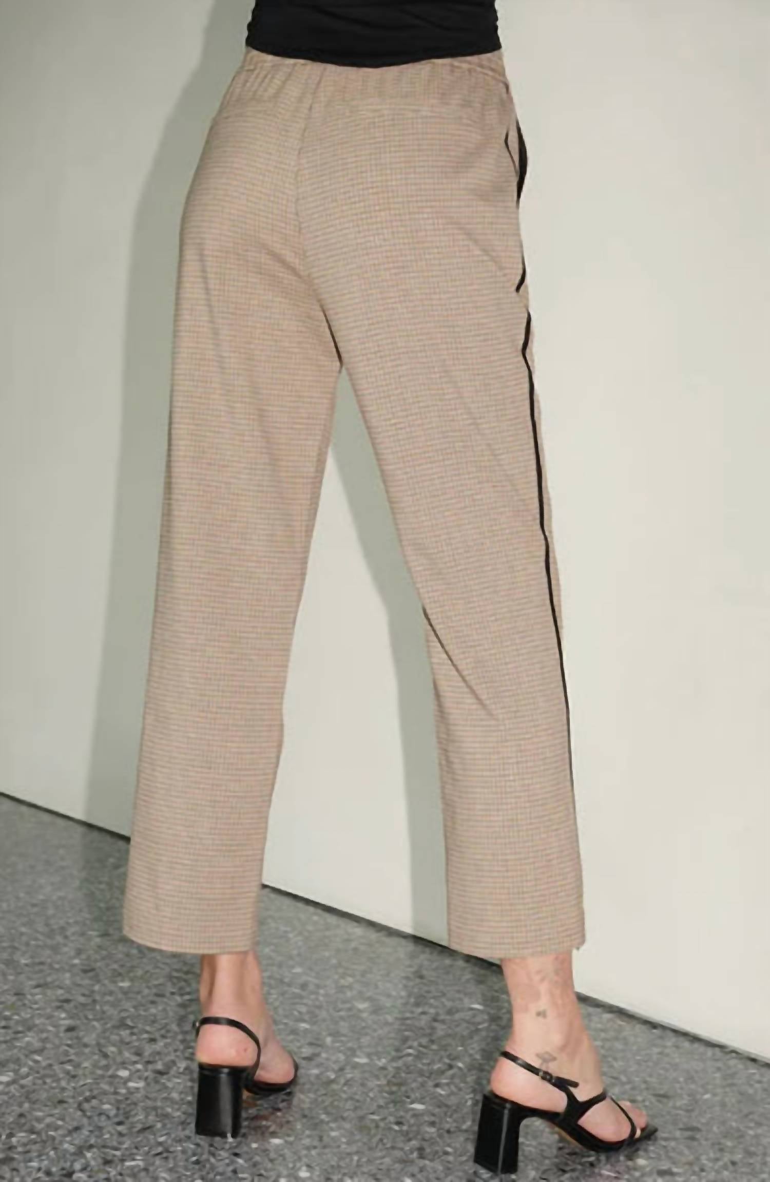 Lna - KIP HOUNDSTOOTH TRACK PANT
