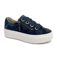 Aetrex Women's Aubrey Arch Support Platform Sneakers in navy - women's sneaker
