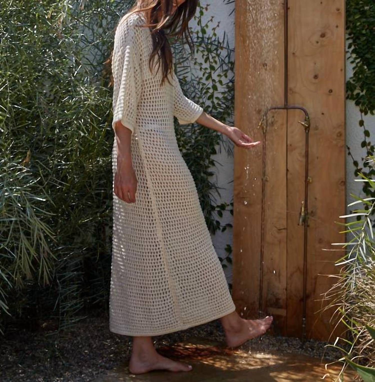 By Together - Crochet Knit Beach Maxi Dress
