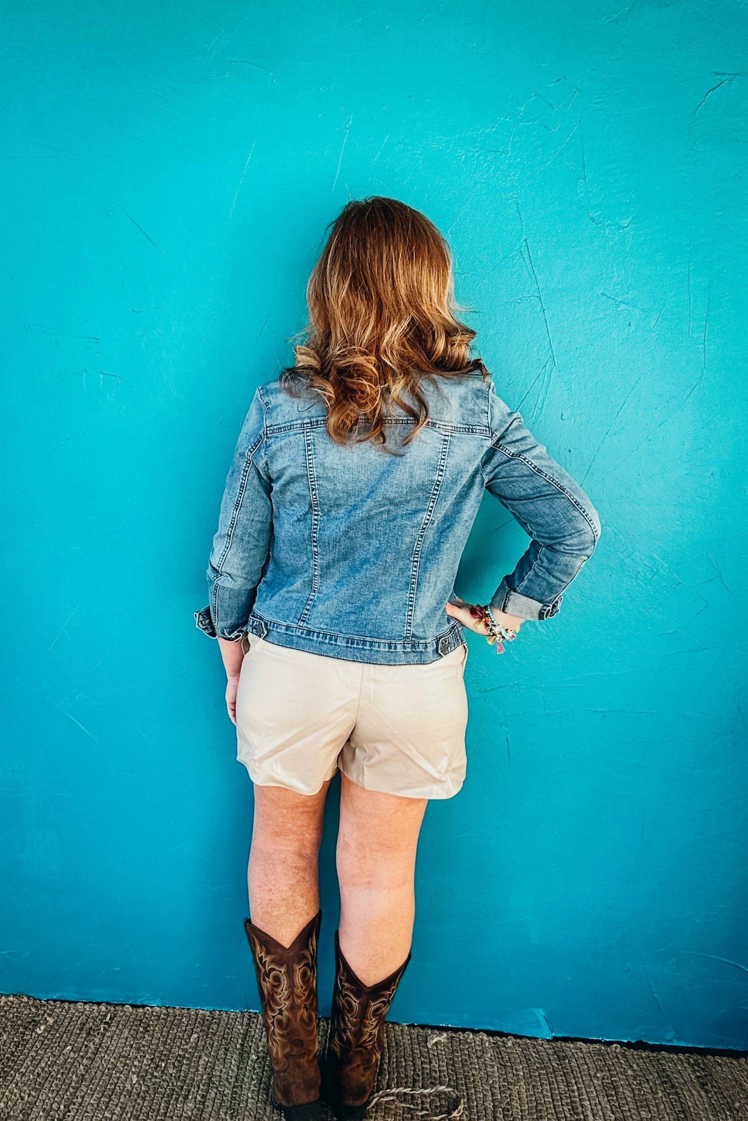 THML Carrie Vegan Leather Shorts in bone - women's shorts - view 4