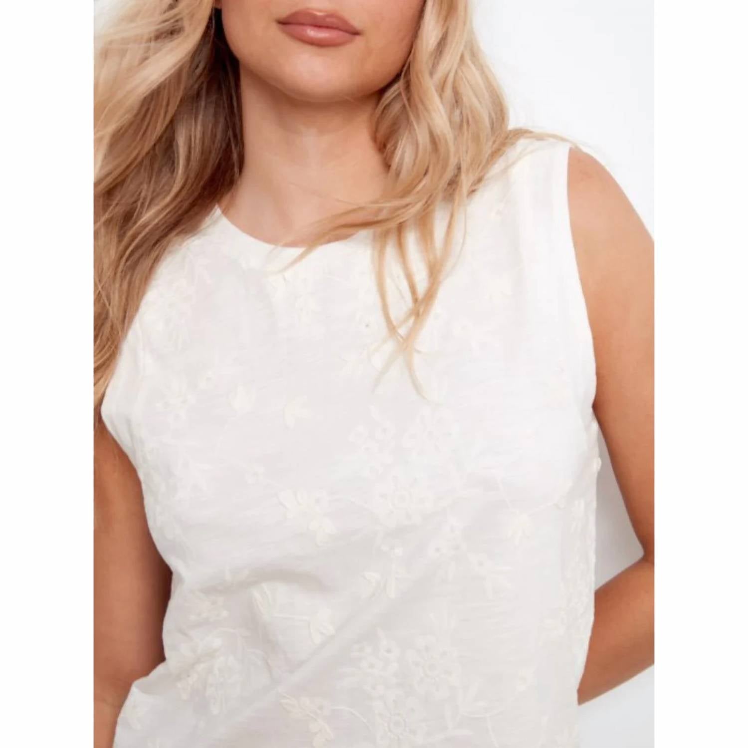Charlie B - Sleeveless Crew Neck Tee