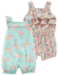 Carter'S - Girls Infants Multi Theme 2 Piece Set