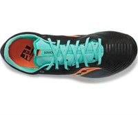 SAUCONY Men's Ballista MD Shoes in 26 black cool mint - men's shoe - detail view