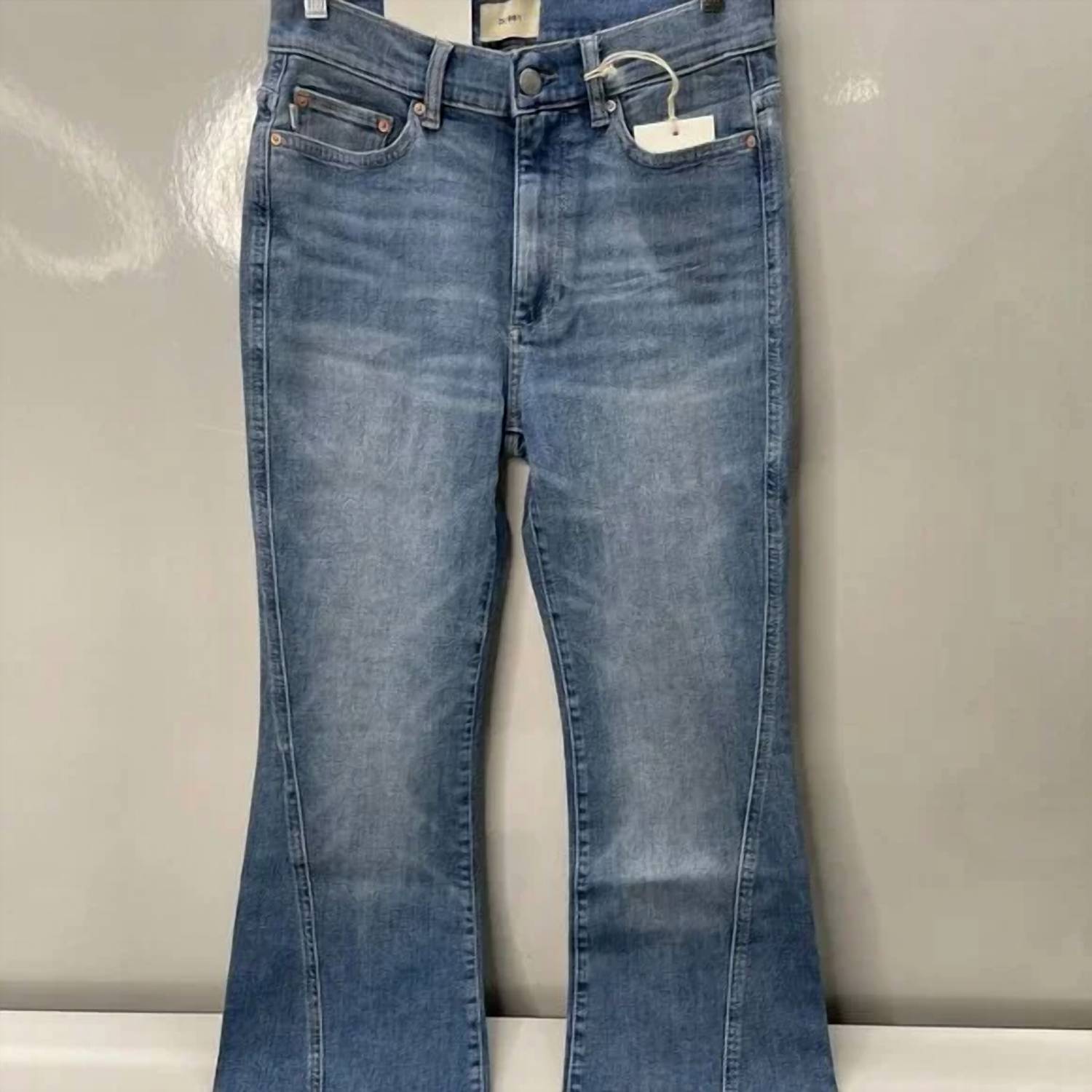 DL1961 - Women's Women's Bridget Boot High-rise Instasculpt Jeans in light wash - women's jeans