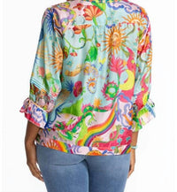 Johnny Was - Vacanza Blouse - Plus