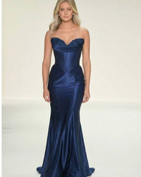 Sherri Hill - 57986 Strapless Corset Floor Length Dress