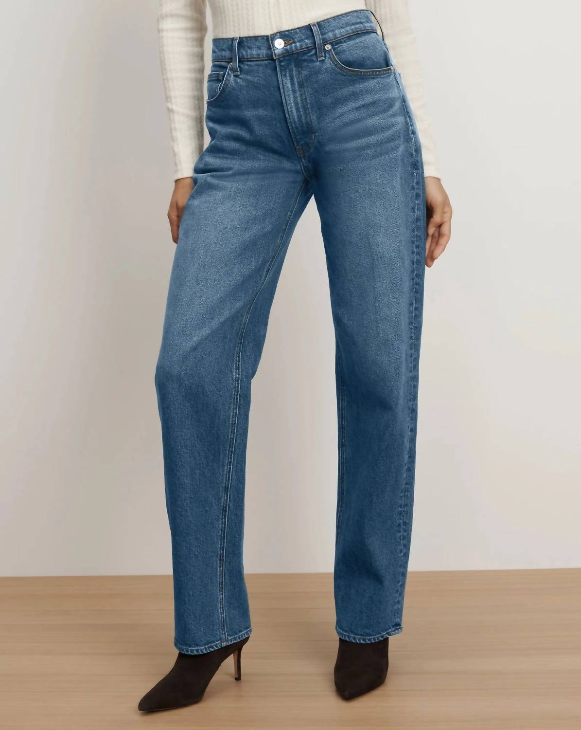 Veronica Beard Harley Arc-leg Jeans in rebel blue - women's jeans - view 4
