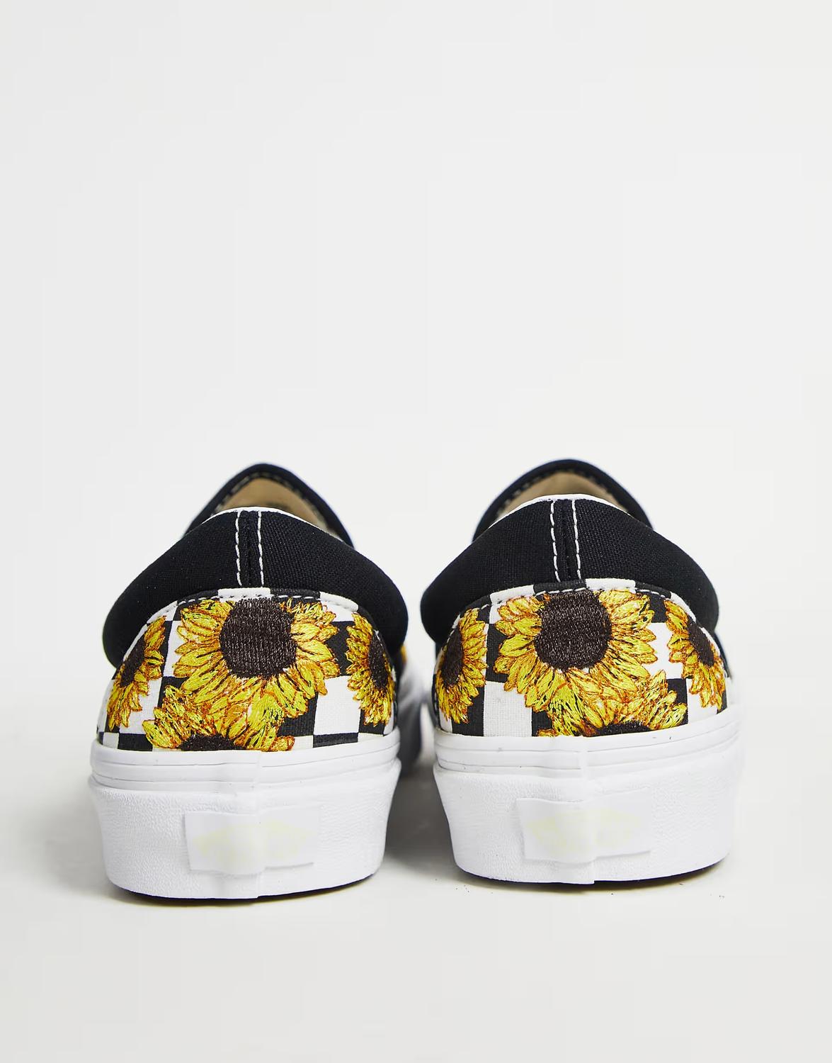 Vans - Women's Customs Sunflowers Classic Loafer Shoes