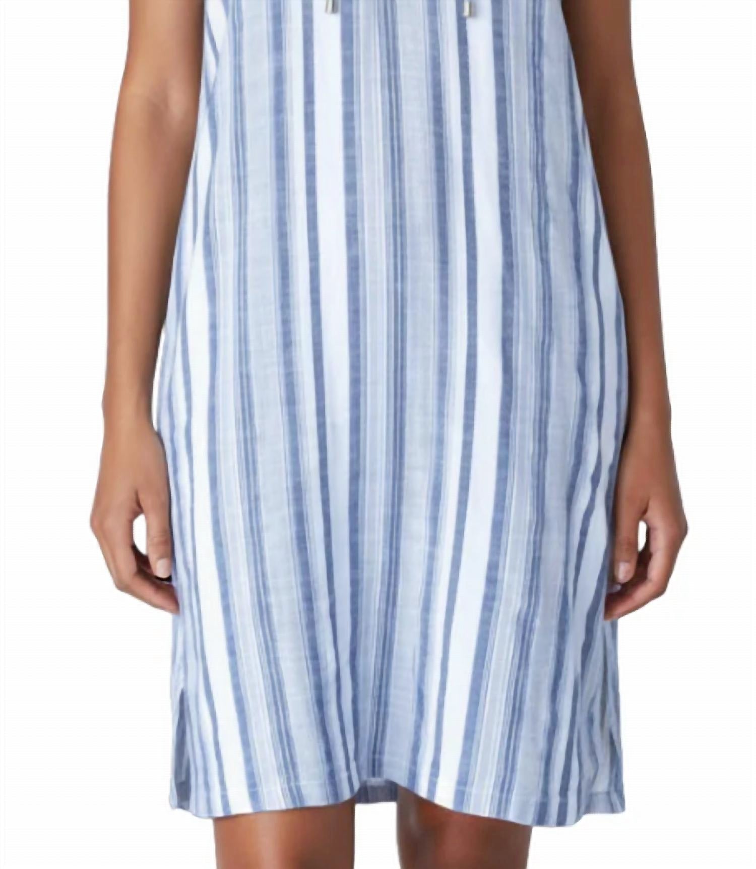 Keren Hart - Sleeveless Striped Mini Dress