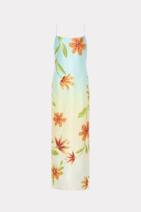 Milly - Lily Floral Satin Dress