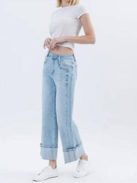 Flying Monkey - High Rise Cuffed Denim