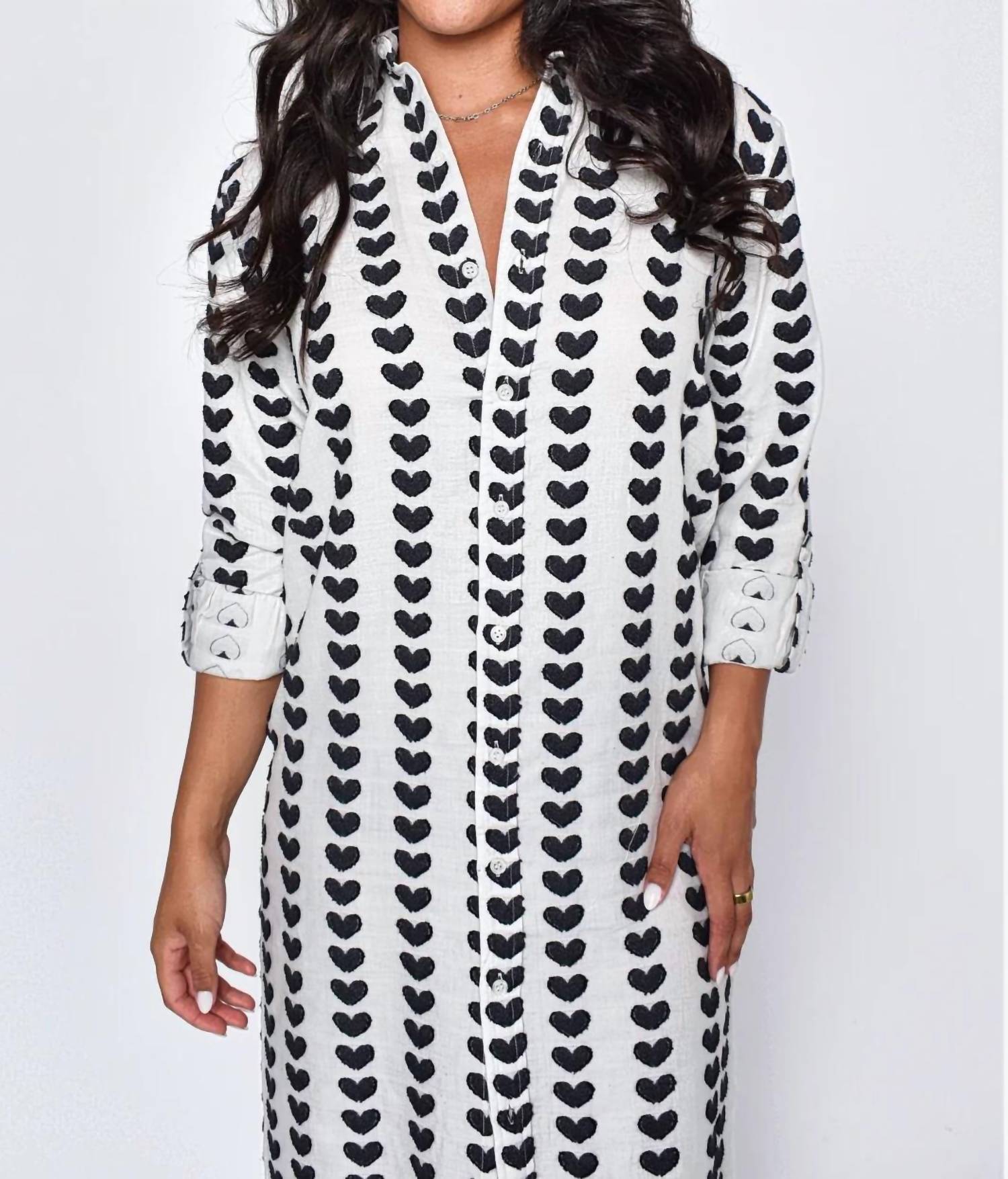 Emily Phillips - Hearts Midi Dress