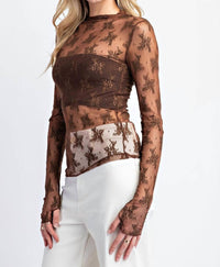 Ee:Some - Lace Layering Tee