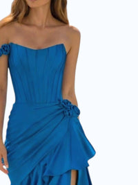 Sherri Hill - Tiered High Slit Dress