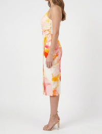 Laundry By Shelli Segal - Cowl Neck Front Slit Dress