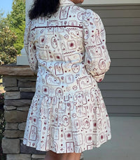 Pinch - Vanessa Western Print Dress
