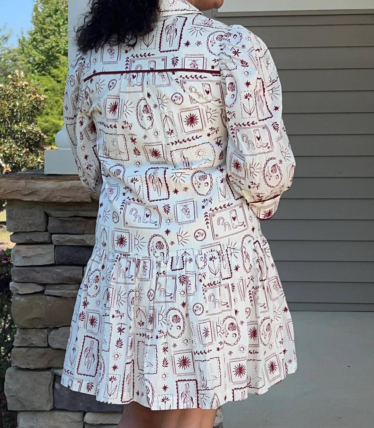 Pinch - Vanessa Western Print Dress