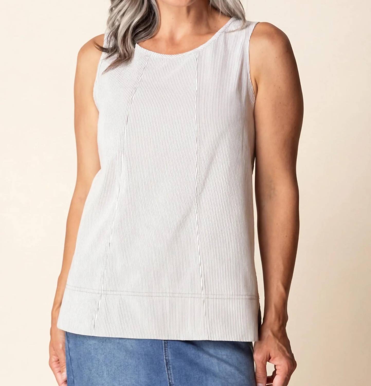 Habitat - Cool Tech Stripe Seaside Tank Top