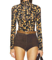 Ulla Johnson - Aurelia Jersey Long Sleeve Turtleneck Top