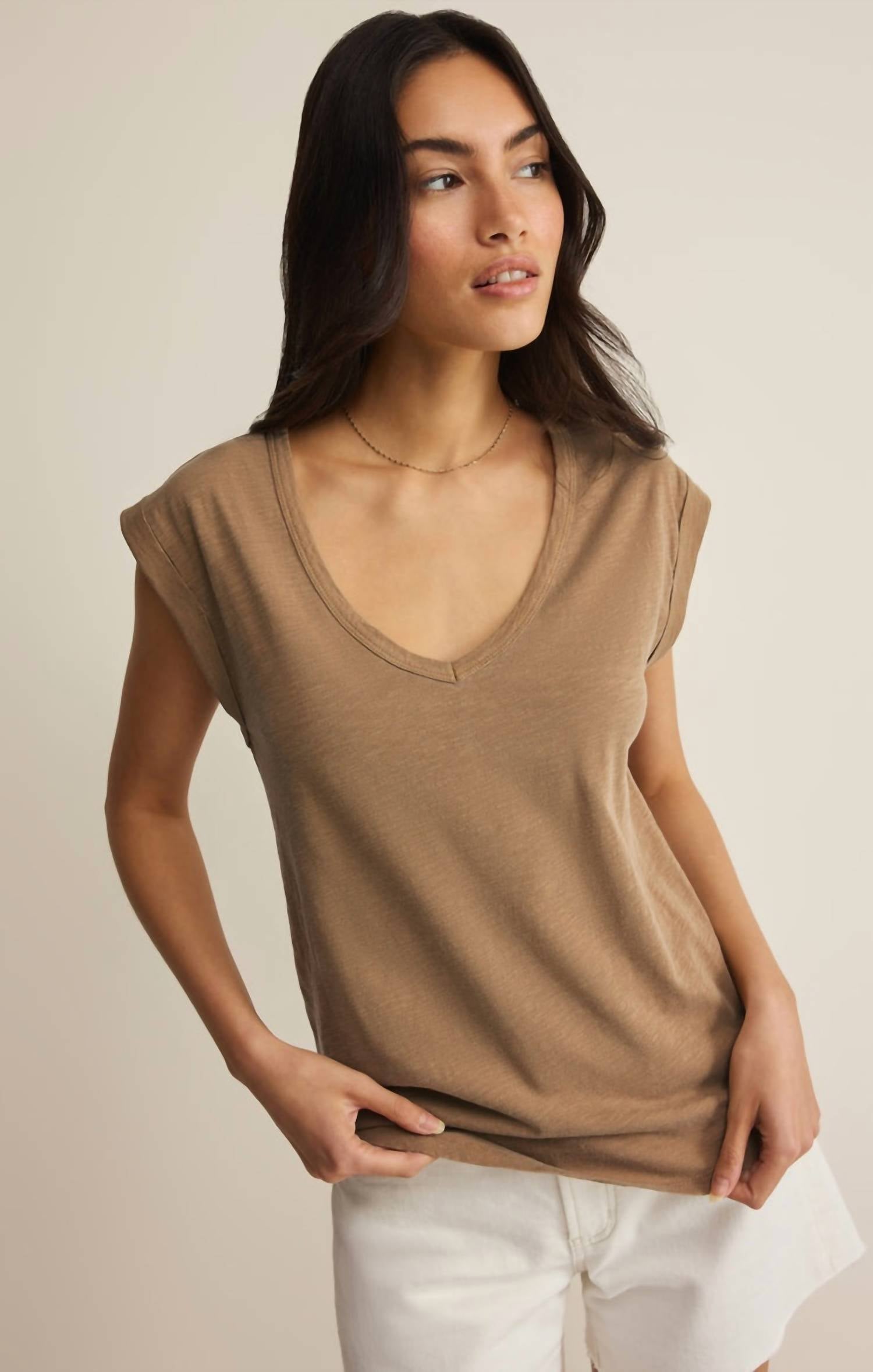 Z Supply - Per Diem V-neck Tee