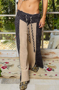 Pol - Thermal With Animal Printed Pants