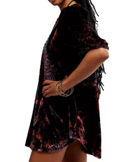 Free People - Maye Printed Velvet Tunic Dress