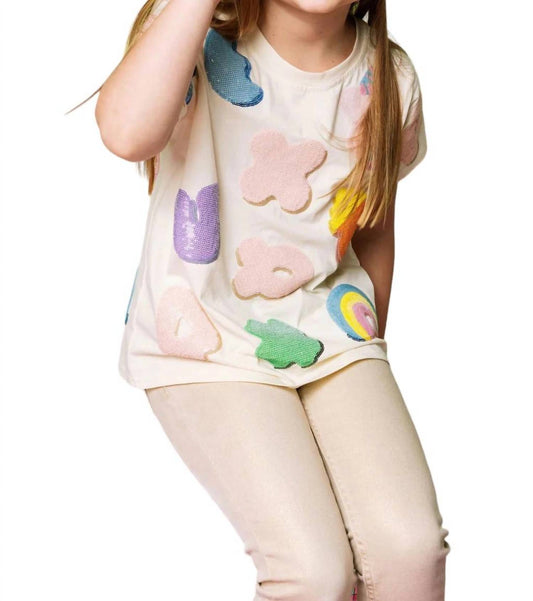 Queen Of Sparkles - Kids Lucky Charm Tee