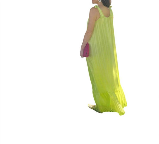 Adrienne - Tie Sleeve Maxi Dress