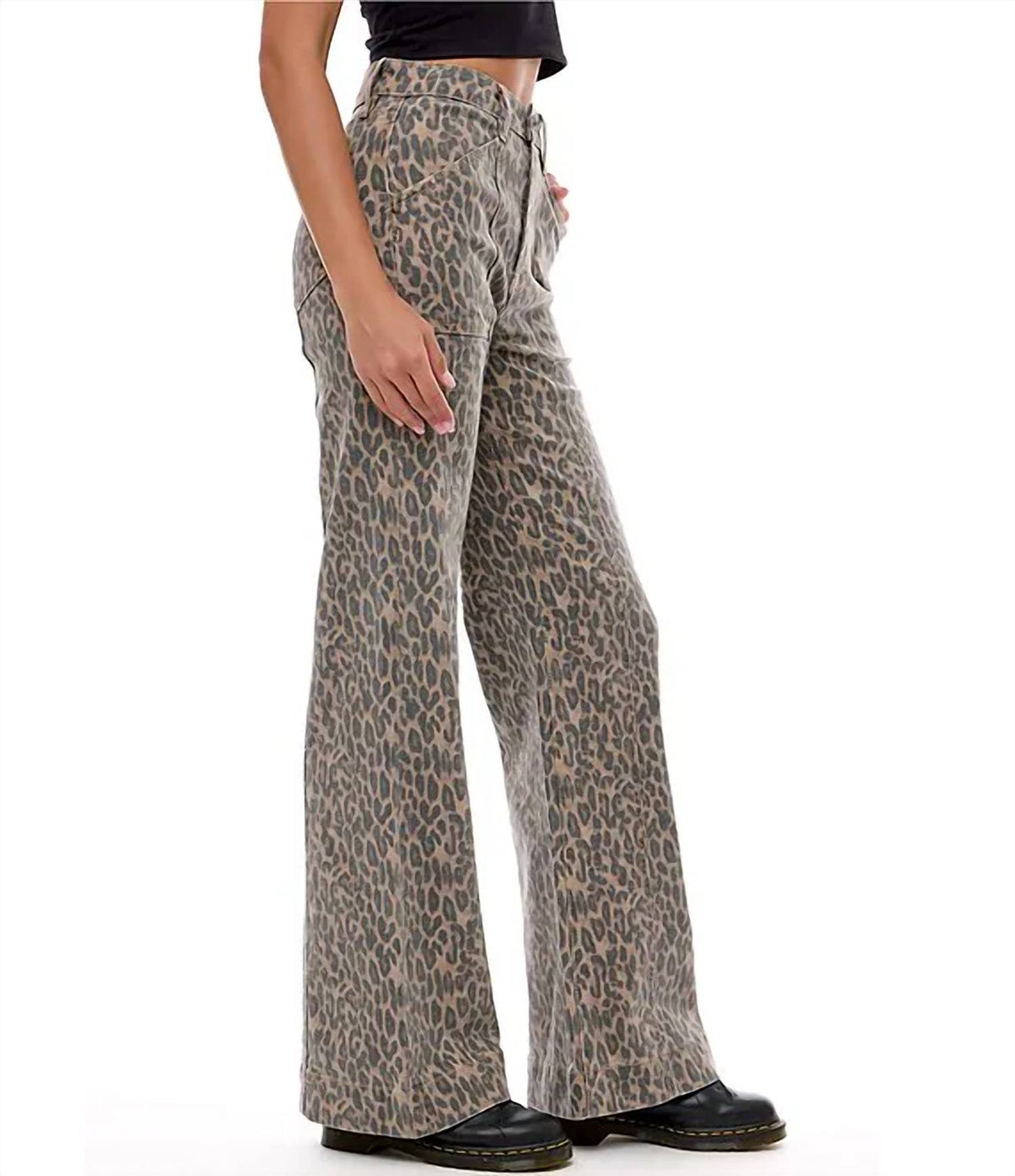 Hidden - Happy High Rise Comfort Flare Jean