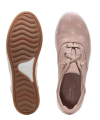 Clarks Women's Breeze Ave Sneaker in taupe interest - women's sneaker - alternate view