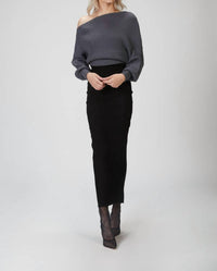 LEON OFF-SHOULDER SWEATER