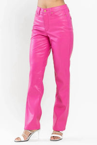 Judy Blue - High Waist Tummy Control Top Straight Pants