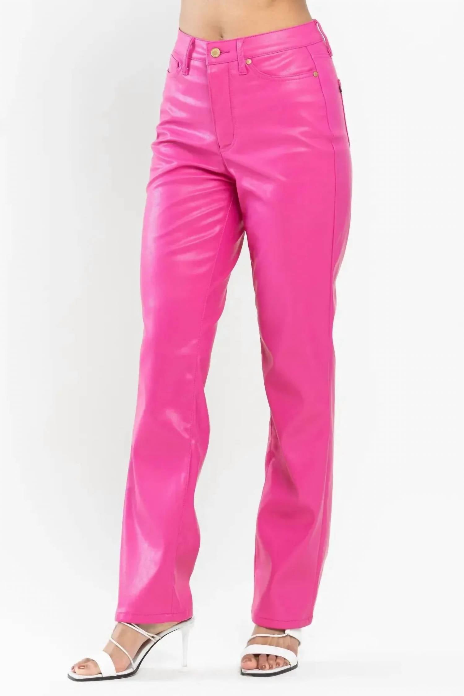 Judy Blue - High Waist Tummy Control Top Straight Pants