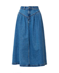 Rolla'S - Leonie Drop Waist Midi Denim Skirt