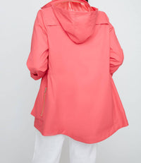 Renuar Let It Rain Rain Jacket in geran - women's jacket - alternate view