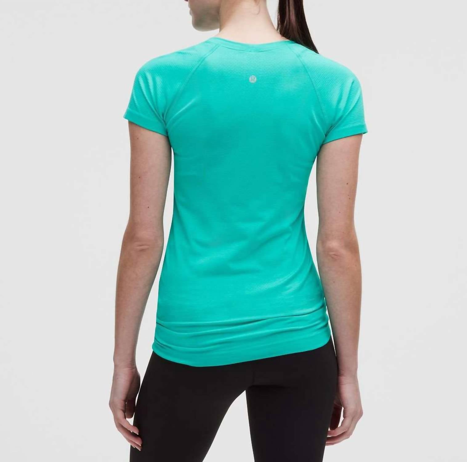 lululemon Swiftly Tech Short Sleeve 2.0 Top in tropics tone - women's t-shirt - detail view