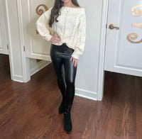 Papermoon - Ella Cable Knit Sweater